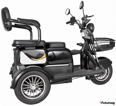 Электроскутер IKINGI SIBTRIKE 1000W 60V25Ah черный
