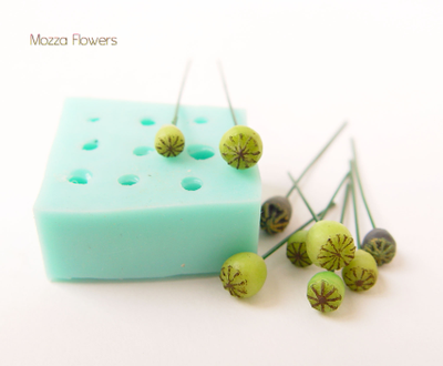 "Супер-мини маковки 4-7 мм" Силиконовый молд