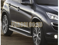 Пороги на Peugeot 4008 (2012-…) Premium