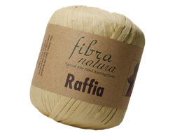 Raffia Fibra Natura цвет № 116-02 светло соломенный