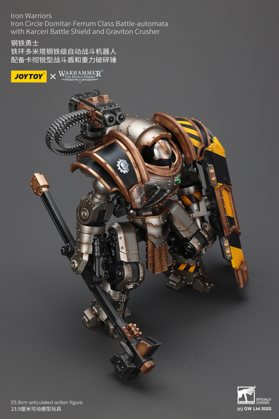 Автоматон Железного Круга Пертурабо (Warhammer Horus Heresy) - КОЛЛЕКЦИОННАЯ ФИГУРКА 1/18 Iron Warriors Iron Circle Domitar-Ferrum Class Battle-automata (JT02847) - JOYTOY