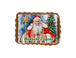 Тульский Пряник "С Новым годом" с декором и повидлом  100 гр.