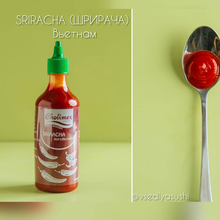 Острый чили соус Sriracha Шрирача (Вьетнам)