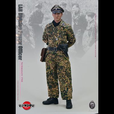 ПОМЯТ УГОЛОК - Немецкий танкист  - Коллекционная фигурка 1/6 scale WWII SS LSSAH Panzer (UD9027) - UJINDOU