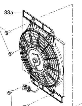 Вентилятор охлаждения радиатора Оригинал BRP 509000692 709200242 для BRP Can-Am // LYNX/Ski-Doo (Fan Ass'y)