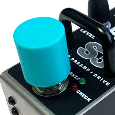 Насадка на кнопку педали эффектов, высокая (3D печать), 1 шт (бирюзовая)