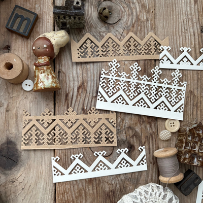 Набор ножей для вырубки "Народный узор"