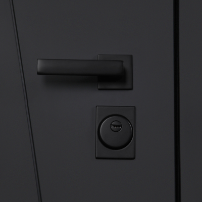 Стальная дверь   Обсидиан 3D (адаптированная замковая часть). Заказная модель.