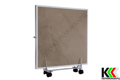 Кварцевый обогреватель 60х60 тёмный мрамор