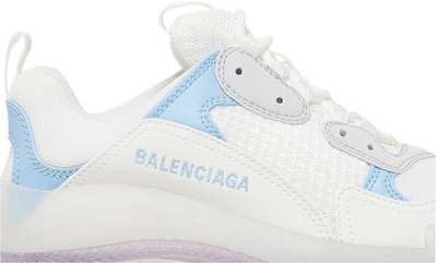 Balenciaga Triple S Clear Sole Light Blue Purple