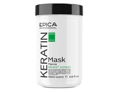 "EPICA Professional" Keratin PRO Маска для реконструкции и глубокого восстановления волос, 1000 мл (Эпика)