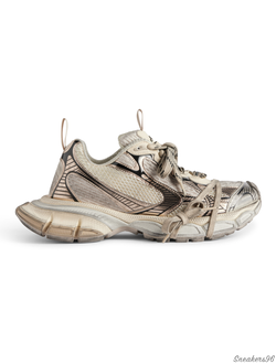 BALENCIAGA 3-XL WHITE/Beige/Polyurethane Женские  (36-40)