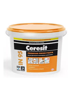 ЦЕРЕЗИТ Готовая полимерная шпаклевка IN 95/25 всесезонная