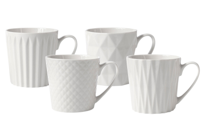 Набор 4 кружки  380 мл, подарочная упаковка