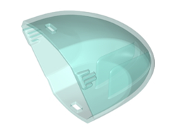 Windscreen for Flying Model Helicopter, Trans-Light Blue (41328 / 6285593)