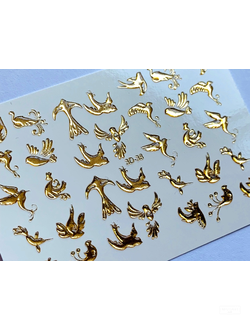 3D Хрустальный слайдер-дизайн 3D-38 GOLD CRYSTAL
