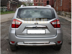 Защита заднего бампера Nissan Terrano