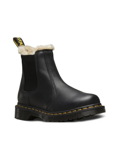 DR. MARTENS CHELSEA LEONORE BLACK С МЕХОМ