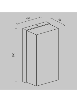 Настенный светильник (бра) Badd, O454WL-L10GF3K