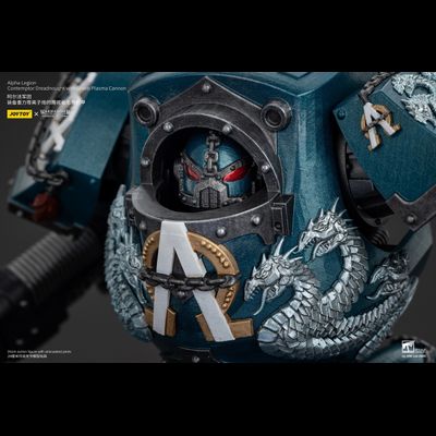 Дредноут-контемптор Альфа-легиона (Warhammer Horus Heresy) - КОЛЛЕКЦИОННАЯ ФИГУРКА 1/18 Contemptor Dreadnought with Gravis Plasma Cannon (JT01109) - JOYTOY