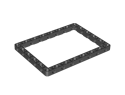 Technic, Liftarm, Modified Frame Thick 11 x 15 Open Center, Black (39790 / 6295161)
