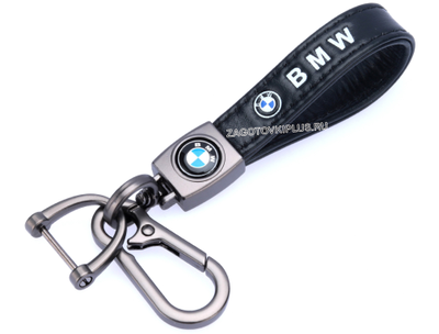 Премиум кожаный брелок с логотипом BMW