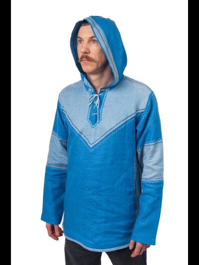 Рубаха с капюшоном "Витязъ" с Алатырем