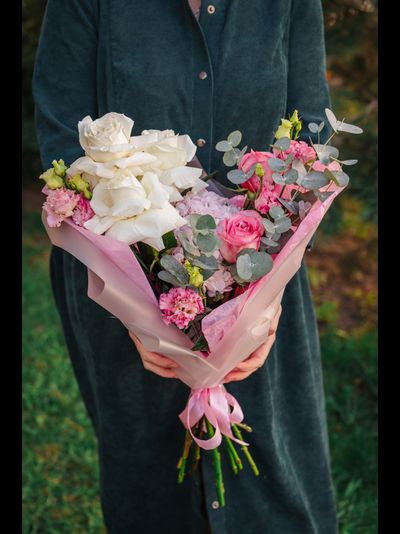 Букет с розами Плая Бланка