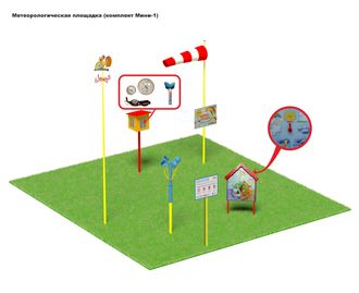 Метеорологическая площадка (комплект Мини-1)