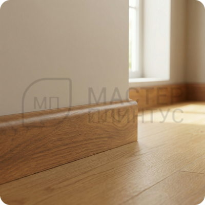 Плинтус с кабель-каналом Comfort Classic 80 80х16х2200 мм. Дуб темный 217