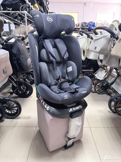 Автокресло Luxmom 290 (Isofix, 0-36 кг, 0-12 лет) Темно-серый