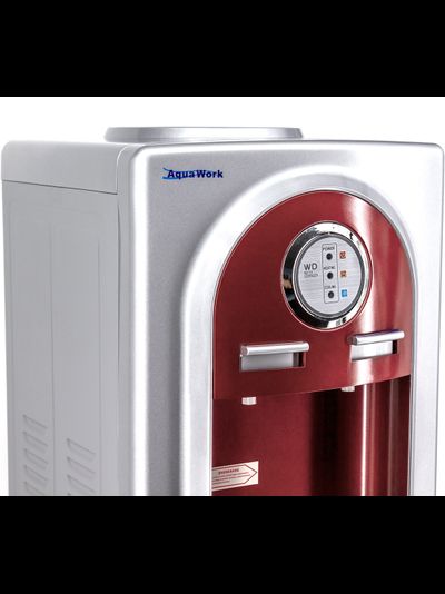 Кулер для воды Aqua Work 5-VB красный с нагревом и электронным охлаждением