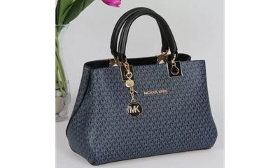 Сумка Michael Kors Sutton Satchel Logo Dark Navy