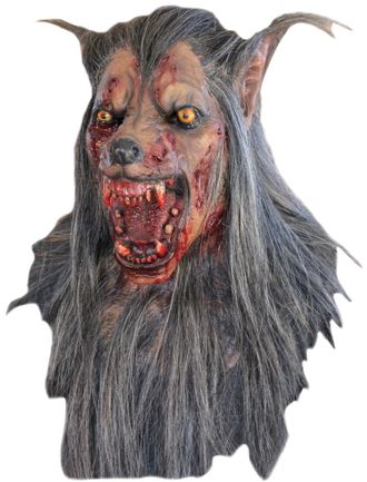 страшная маска, латексная маска, маска волка, волк, оборотень, клыки, вампир, ужас, ghoulish, mask
