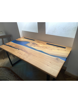 слэб, стол река, карагач, дуб, мебель на заказ, стол из слэба, мебель для ресторана, столешница спил