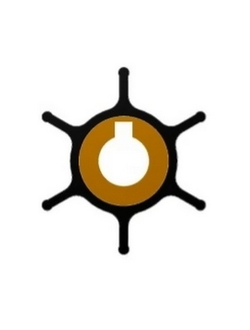 Импеллер помпы охлаждения двигателя Ancor 5356 Ø36x14.5мм 6 лопастей из черного неопрена