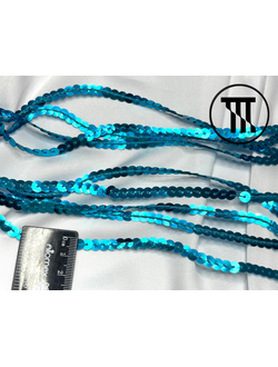 Пайетки на нитке, цв. Бирюза