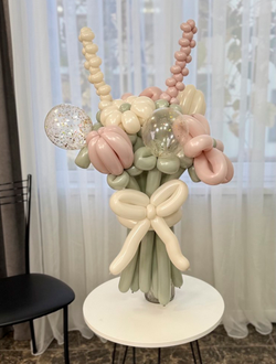 Букет из шаров Пудровое облако