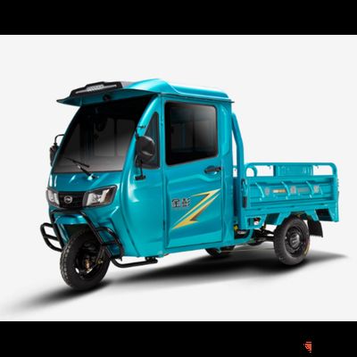 Трицикл грузовой GreenCamel Тендер D1500 (60V 1000W) кабина, понижающая 52 Ah Синий