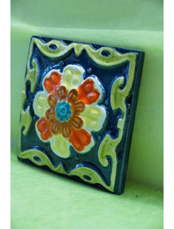 Лотос (изразцовая плитка)