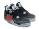 Nike Jordan 4 черные с серым (41-45) Арт. 001F