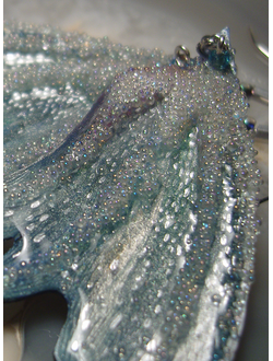 Волшебные серьги "Крылышки Морозной Феи"