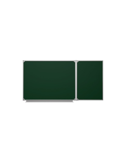 ДВУХЭЛЕМЕНТНАЯ ШКОЛЬНАЯ ДОСКА (МЕЛ) ПОЛИМЕРНАЯ