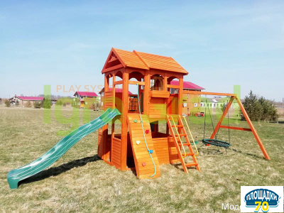 Детская площадка IgraGrad Клубный домик 2 с трубой