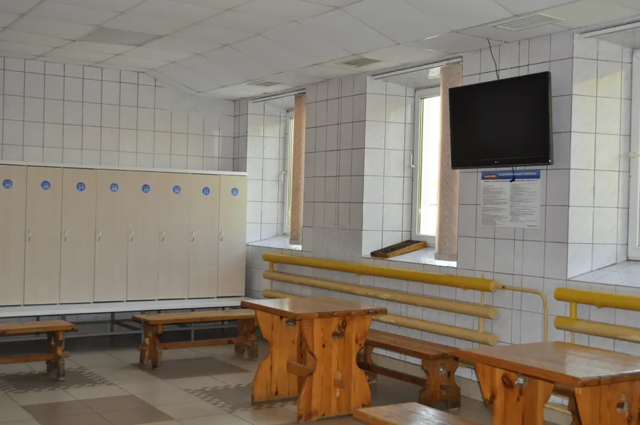 Мужской зал. раздевалка