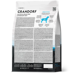 Grandorf VET Dermatosis (Грандорф  Вет Дерматозис) для поддержания защитных функций кожи при дерматозах и чрезмерном выпадении шерсти, 1кг