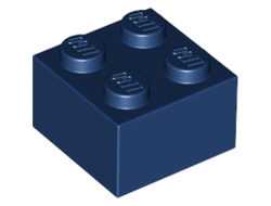 Brick 2 x 2, Dark Blue (3003 / 4264580 / 4296785)