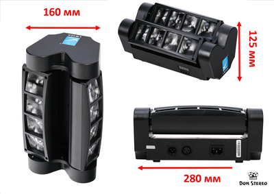 Размеры светового прибора Big Dipper LM30A