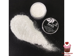 Блестки пищевые (глиттер) Белый Caramella, 3 гр