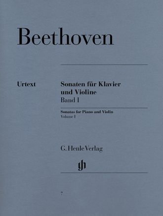 Beethoven. Sonaten Band 1 für Violine und Klavier